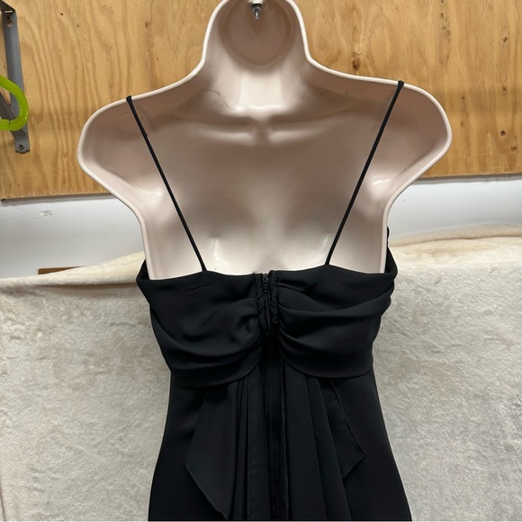 Betsy and Adam black whimsigoth prom dress chiffon fairy grunge women’s 8 - Picture 3 of 8